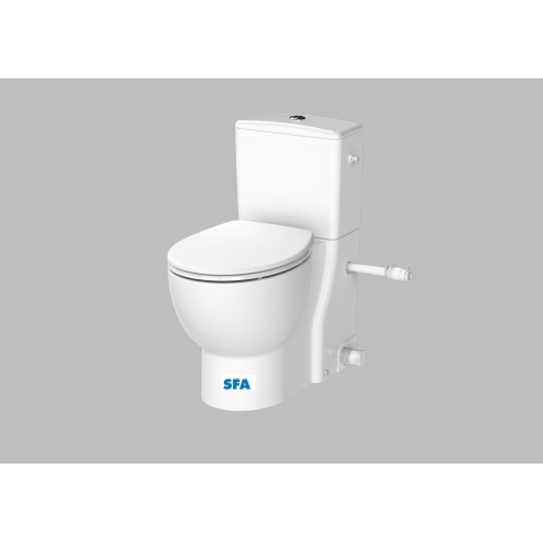 Inodoro con Triturador SANIFLUSH SFA 3/6L