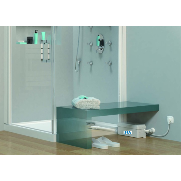 Bomba Ducha Extraplana Ø90 SANISHOWER FLAT
