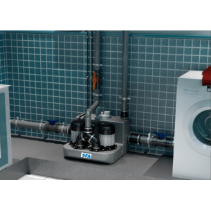 SANICOM 2 SFA | Estación Bombeo Doble Motor 2x1500W