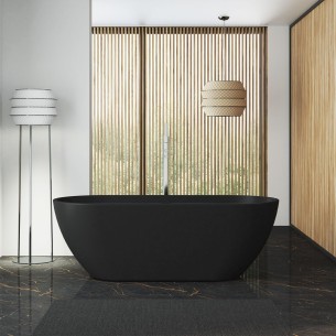 Bañera acrílica CATRAL blanca y negra – 150 y 170 cm